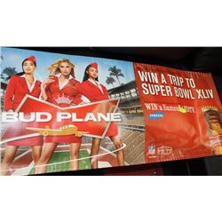 2' x 5' BUD PLANE VINYL PROMOTIONAL BANNER