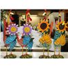 Image 1 : SET OF 4 ROOSTER ORNAMENTS