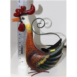 METAL ROOSTER WATERING CAN