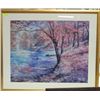 Image 1 : GOLD TONE FRAMED AUTUMN TAPESTRY PRINT