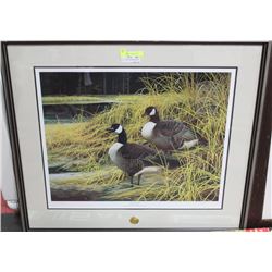 DUCKS UNLIMITED L.E. PRINT "RENDEZVOUZ 32" X35"