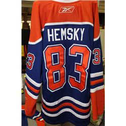REEBOK HEMSKY OILERS JERSEY