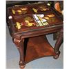 Image 1 : CARVED STYLE END TABLE (SCRATCHES ON TOP)