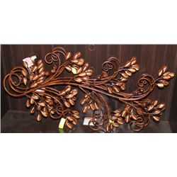 2 METAL WALL ART