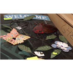 WELCOME METAL WALL ART