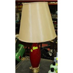 RED TABLE LAMP