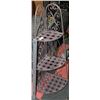 Image 1 : WROUGHT IRON COLLAPSABLE CORNER SHELF