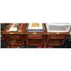 Image 1 : 3 MAPLE END TABLES
