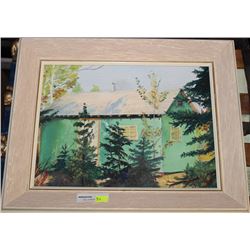 FRAMED OIL PAINTING ARTIST UNKNOWN