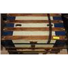 Image 1 : LARGE VINTAGE STEAMER TRUNK