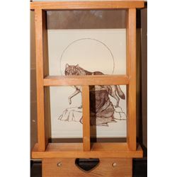 SMALL HEART CURIO SHELF