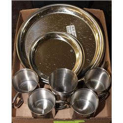 18/8 ONYX STAINLESS STEEL DISH SET