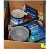 Image 1 : BOX OF ASSORTED ACCESSORIES INCLUDES BLANK DVD'S,