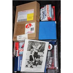 BOX OF NHL COLLECTIBLES
