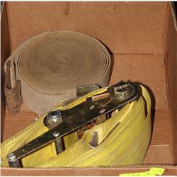 2 LARGE RATCHET STRAPS