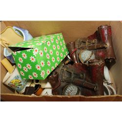 ESTATE BOX OF ASST. COLLECTIBLES