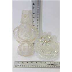 EAGLE DECANTER & ELEPHANT DISH