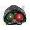 Image 1 : SET OF BOCCHE BOWLING BALLS AND BAG