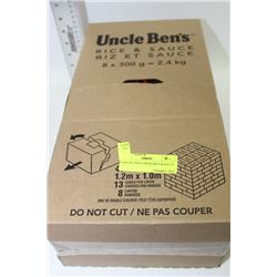 CASE OF UNCLE BENS RICE AND SAUCE