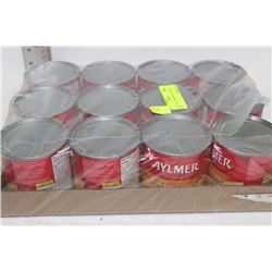 CASE W 12 CANS OF AYLMER FULL KERNEL CORN