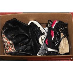 BOX OF 7 USED DESIGNER REPLICA PURSES