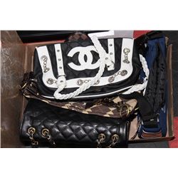 BOX OF 5 NEW REPLICA DESIGNER HAND BAG