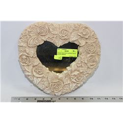 EDMAR CREATIVE CASTINGS HEART & ROSE MIRROR