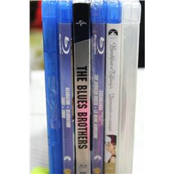 BUNDLE OF 6 BLU-RAY MOVIES