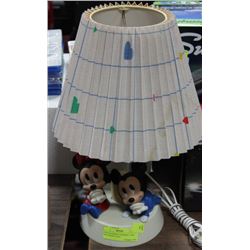VINTAGE DISNEY NURSERY LAMP WITH NIGHT LIGHT