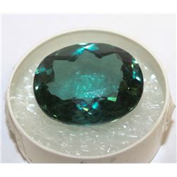 OVAL SHAPED GREEN AMETHYST