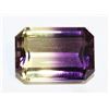 Image 1 : RECTANGULAR SHAPED SYNTHETIC AMETRINE