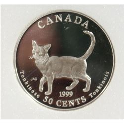 1999 CANADA 50 CENT TONKINESE COIN