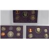 Image 1 : 1985-86, 1991 U.S. COIN PROOF SET X3