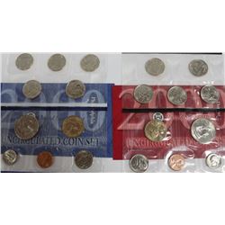 2000 U.S. UNCIRCULATED COIN SET