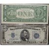 Image 1 : U.S. 1 DOLLAR & 5 DOLLAR BLUE SEAL