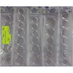 BUNDLE OF COIN HOLDERS