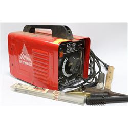 AC-100 ARC WELDER COMES WITH CHIPPING HAMMER, RODS