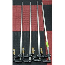 4 LARGE CLAMPS