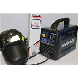 MASTERCRAFT ARC WELDER SOLD WITH WELDING MASK &