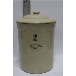 2 GALLON CROCK ( NO CRACKS )