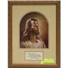 Image 1 : "I AM THE WAY" FRAMED & MATTED RELIGIOUS PRINT
