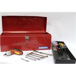 MASTERCRAFT TOOL BOX WITH TOOLS