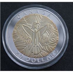 2014 FINE SILVER CANADIAN 20 DOLLAR COIN