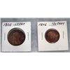 Image 1 : 1805 - 1806 1 CENT & 1/2 CENT COINS