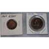Image 1 : 1808 & 1869 AMERICAN COINS