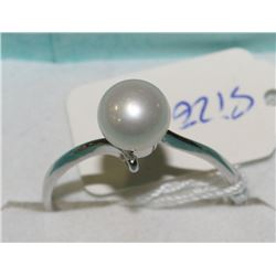 FRESH WATER PEARL RING .925% ON CHOICE: SIZE 9