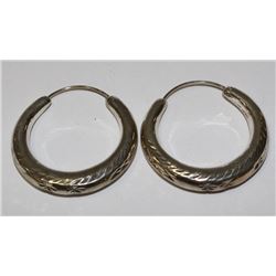 SILVER EARRING .925% 12.8G