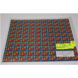 FULL SHEET OF 1948 CHRISTMAS SEALS MINT