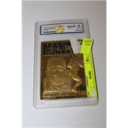 1996 BLEACHERS 23K GOLD MICKEY MANTLE CARD