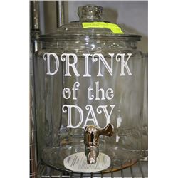 DRINK OF THE DAY 2 GALLON DRINK DISPENSER